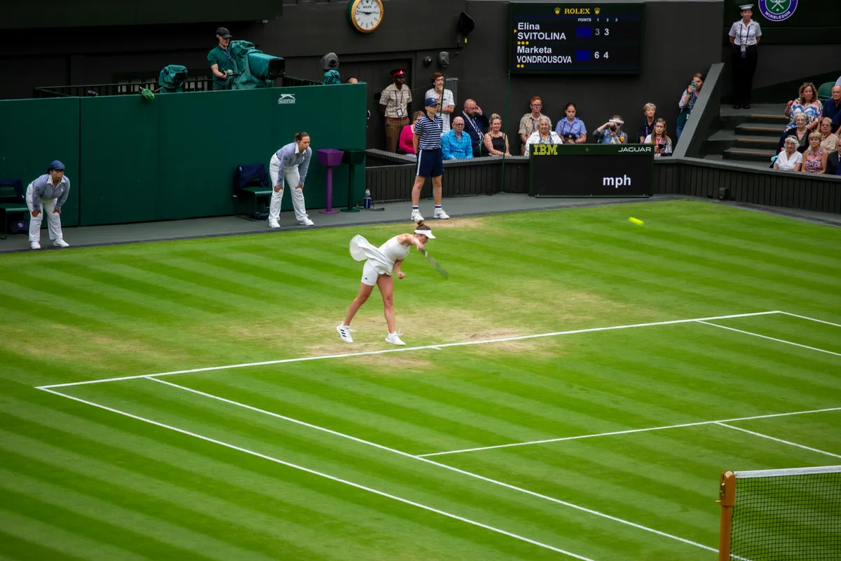 Elina Svitolina. Archive photograph; not the reported match.