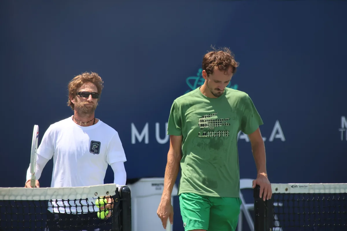 Daniil Medvedev. Archive photograph; not the reported match.