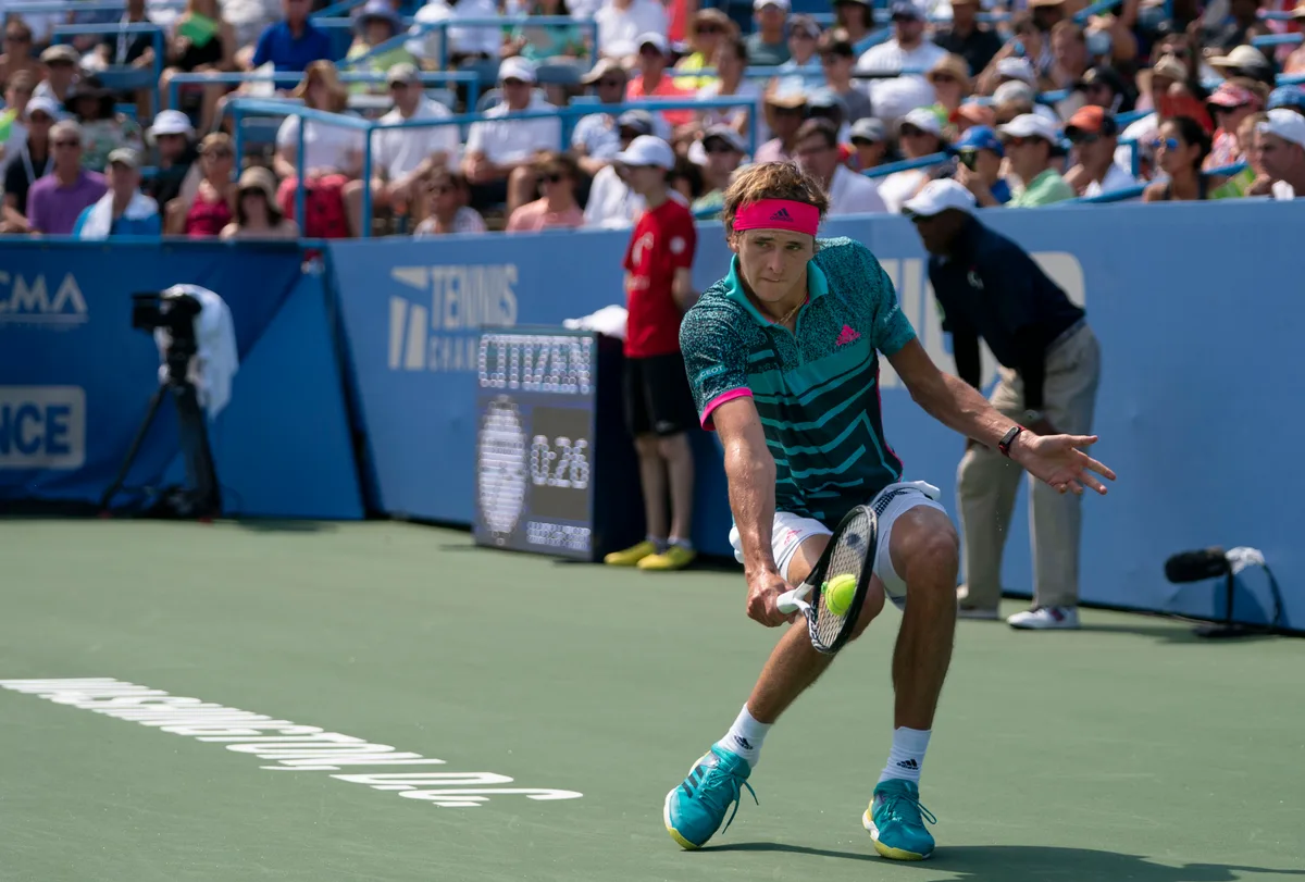 Alexander Zverev. Archive photograph; not the reported match.